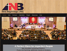 Tablet Screenshot of newbeginningsumc.org